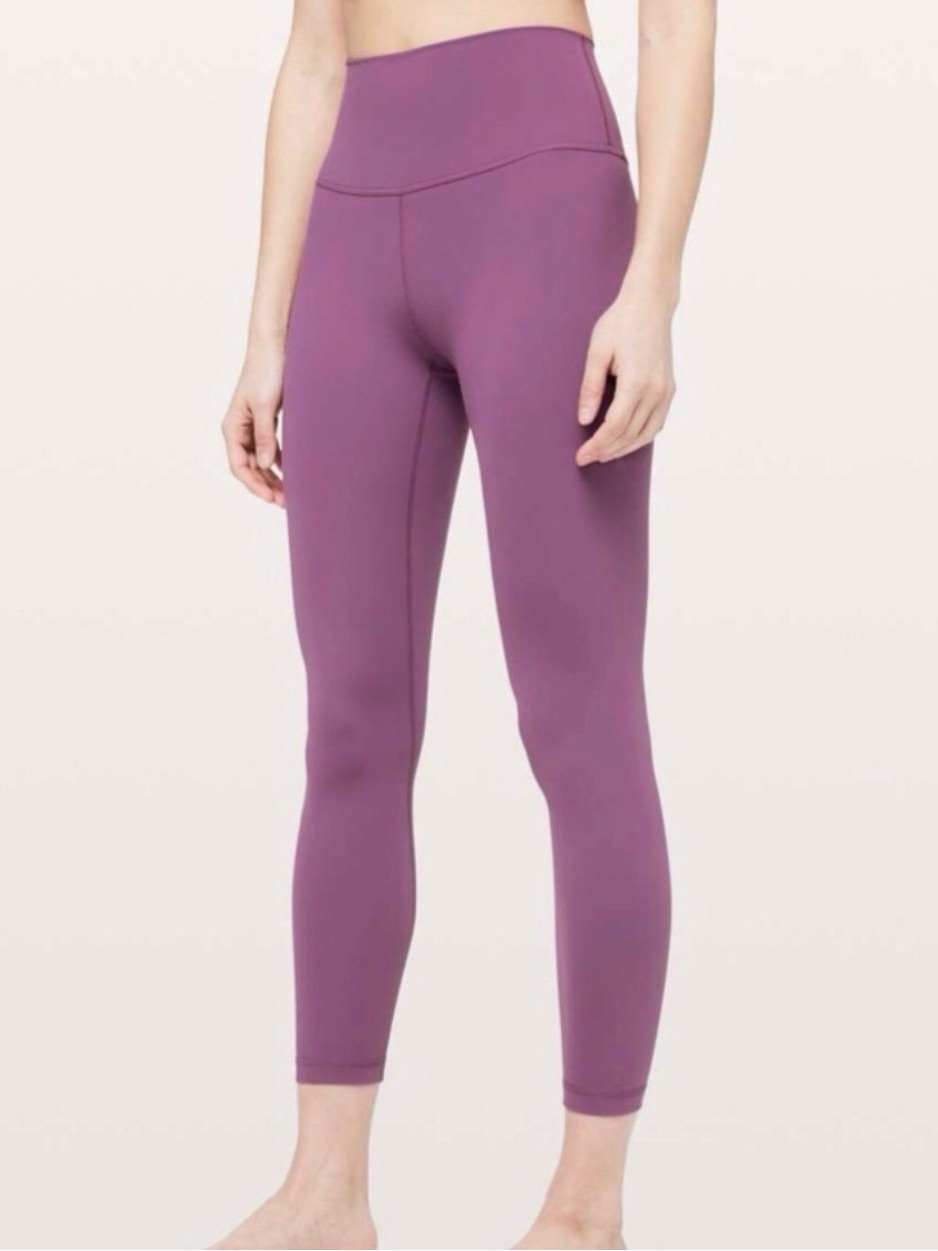 Lululemon High-Rise Leggings In Vintage Plum